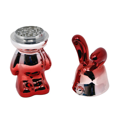 Get Lost Bunny Chrome Herb Grinder 7in
