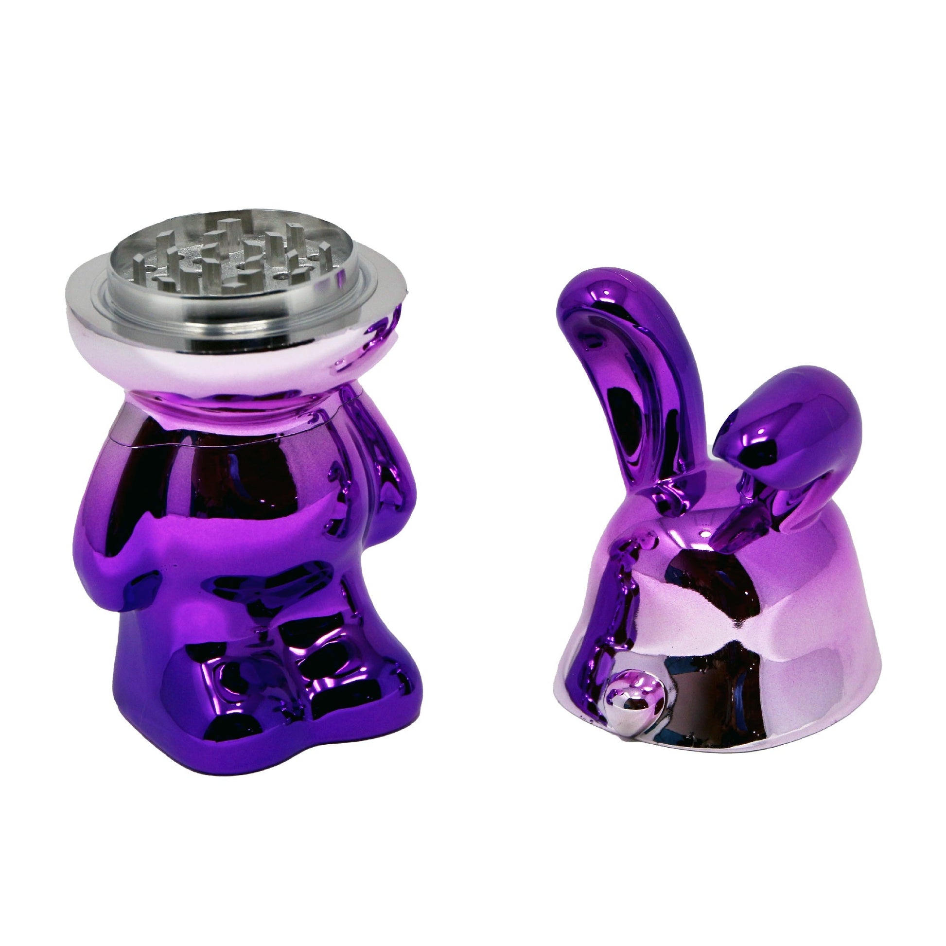 Get Lost Bunny Chrome Herb Grinder 7in