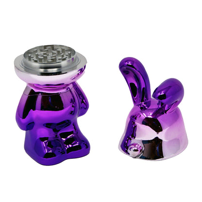 Get Lost Bunny Chrome Herb Grinder 7in