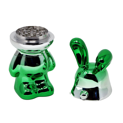 Get Lost Bunny Chrome Herb Grinder 7in