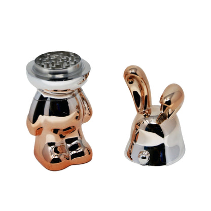 Get Lost Bunny Chrome Herb Grinder 7in