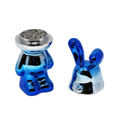 Get Lost Bunny Chrome Herb Grinder 7in