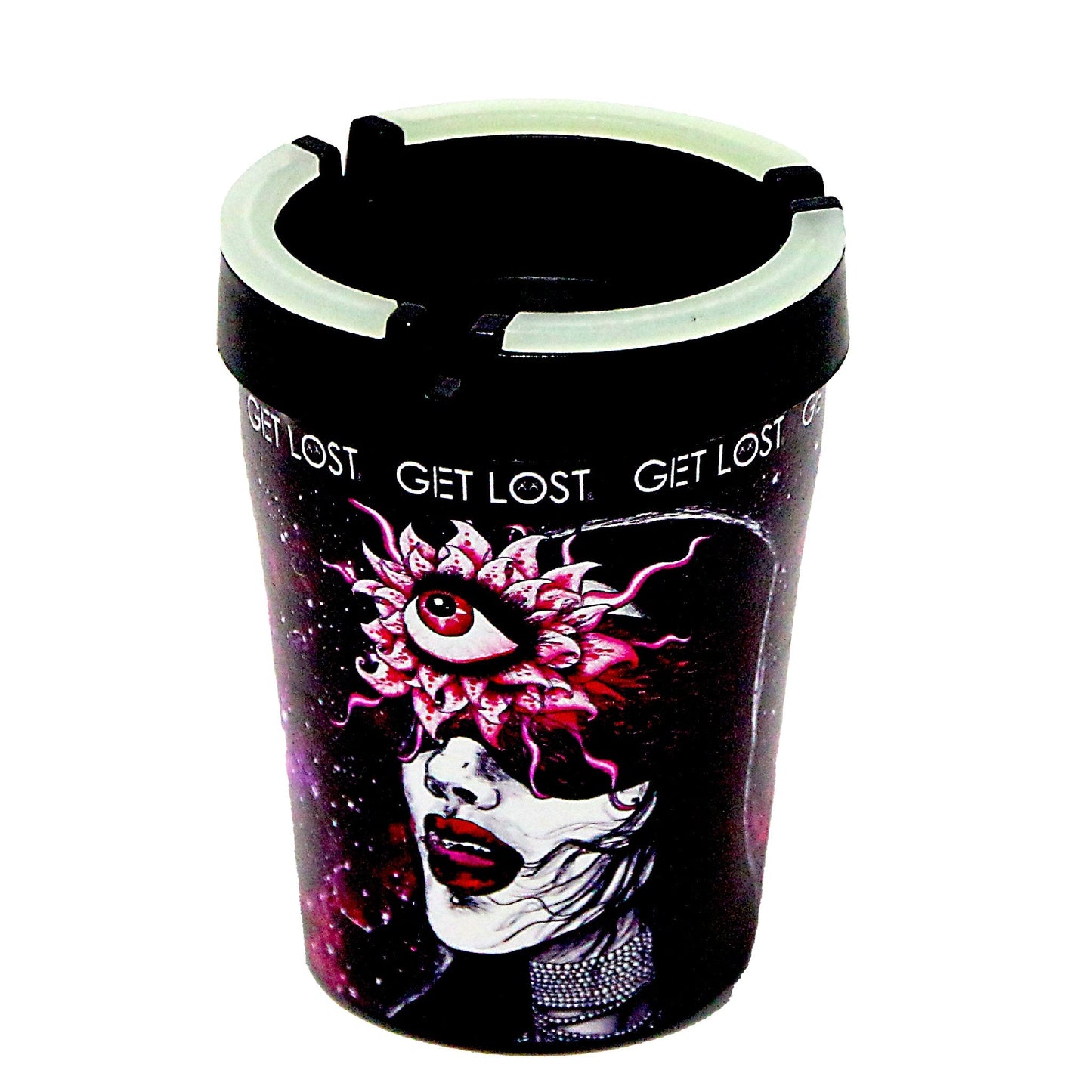 Get Lost Glow Top Butt Bucket Ashtray
