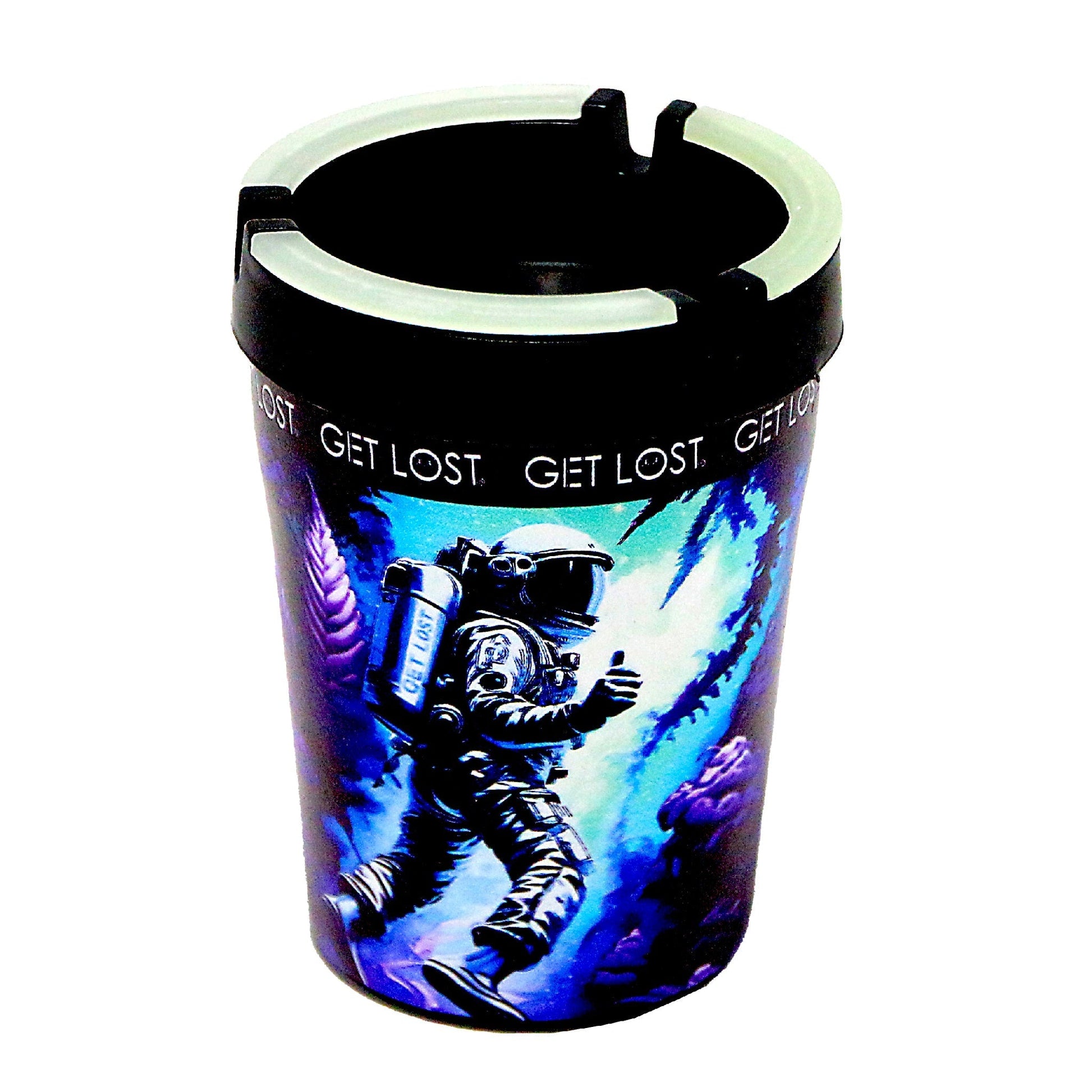 Get Lost Glow Top Butt Bucket Ashtray