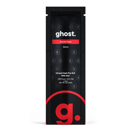 Ghost HHC CBG Infused Hash Pre-Rolls Kief 2g 2ct