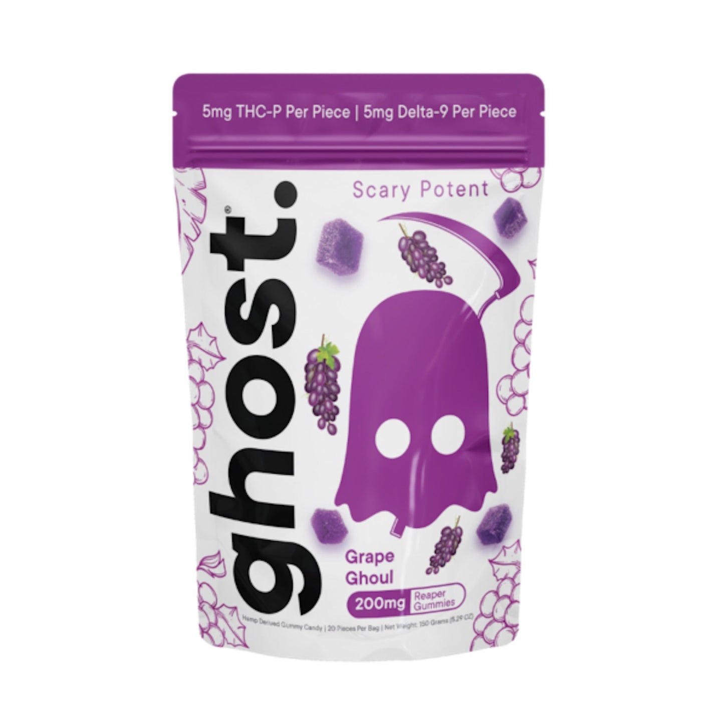 Ghost Reaper THC-P Gummies 200mg 20ct
