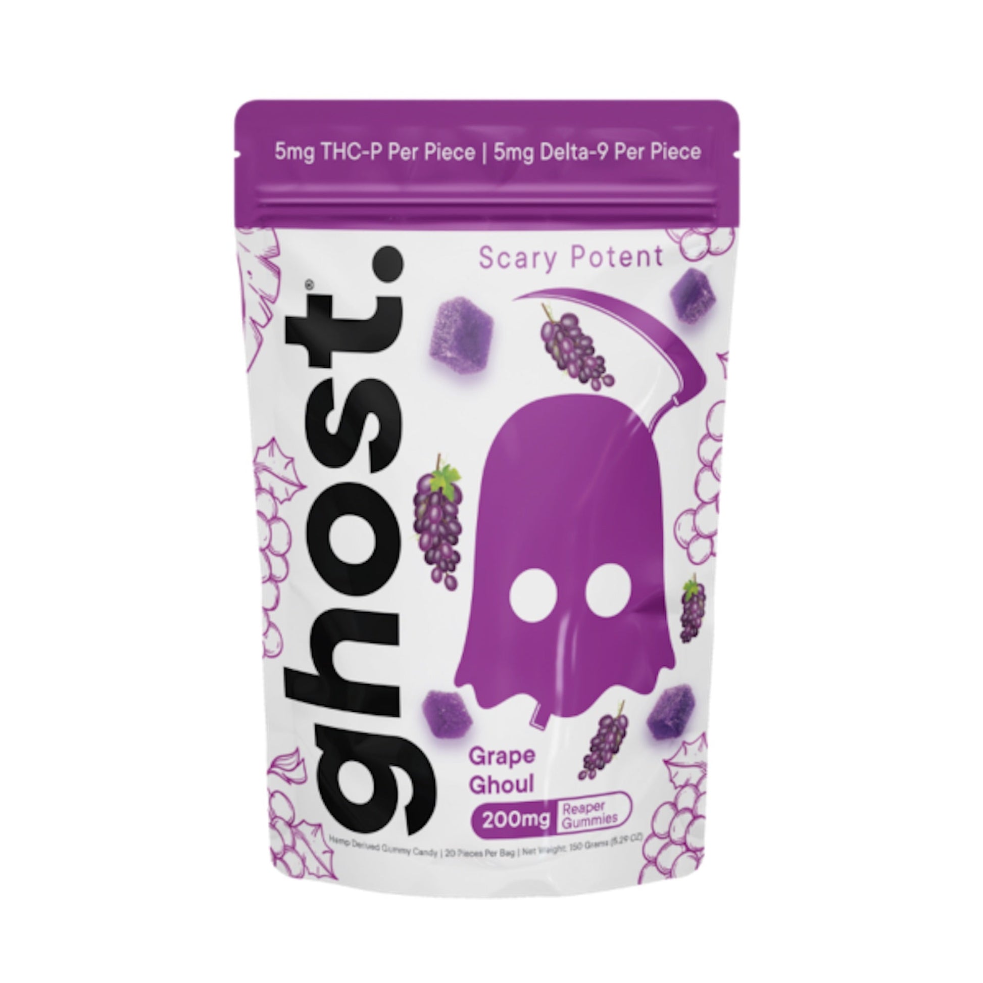Ghost Reaper THC-P Gummies 200mg 20ct