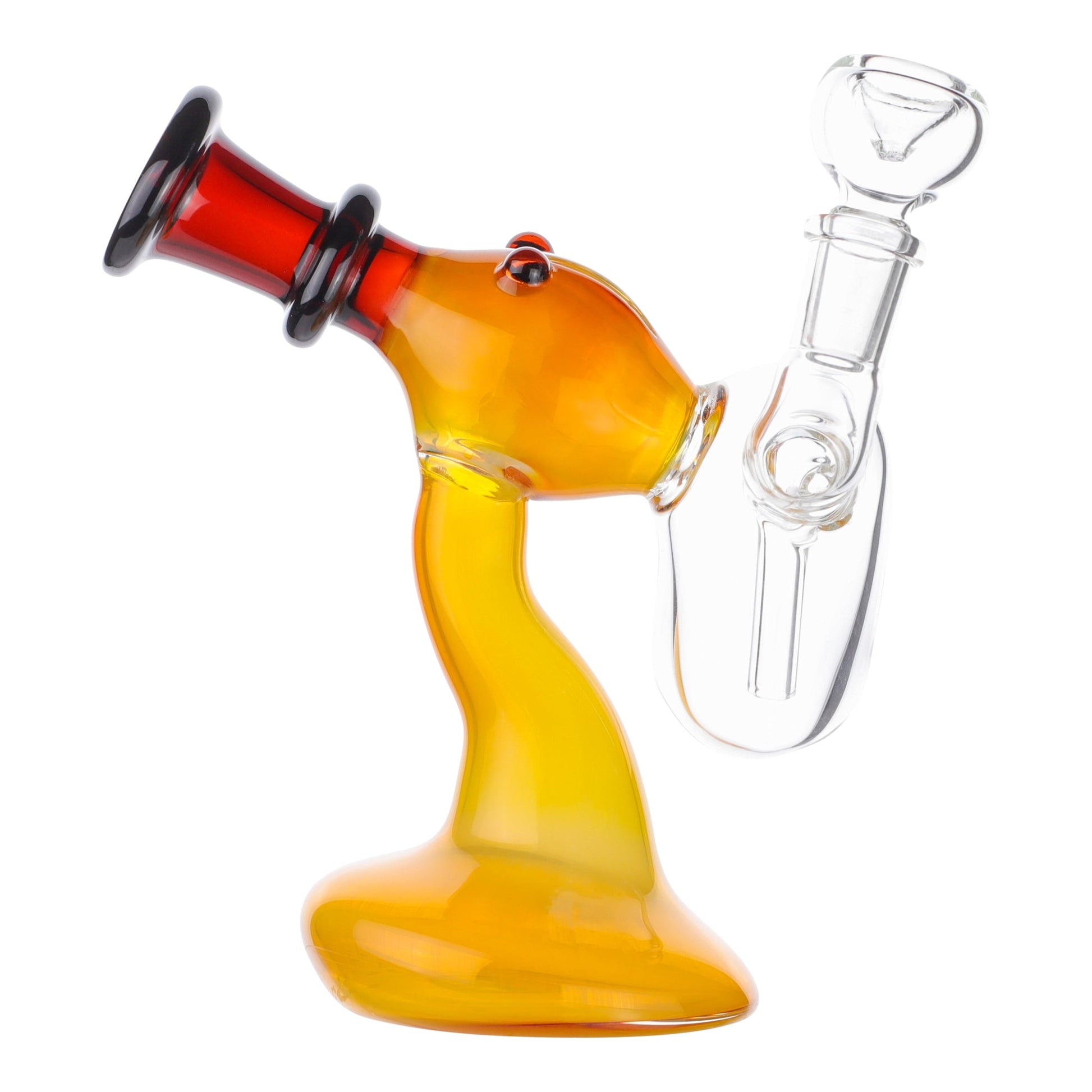 Allied International Giminy Cricket Bubbler 7in Borosilicate Glass