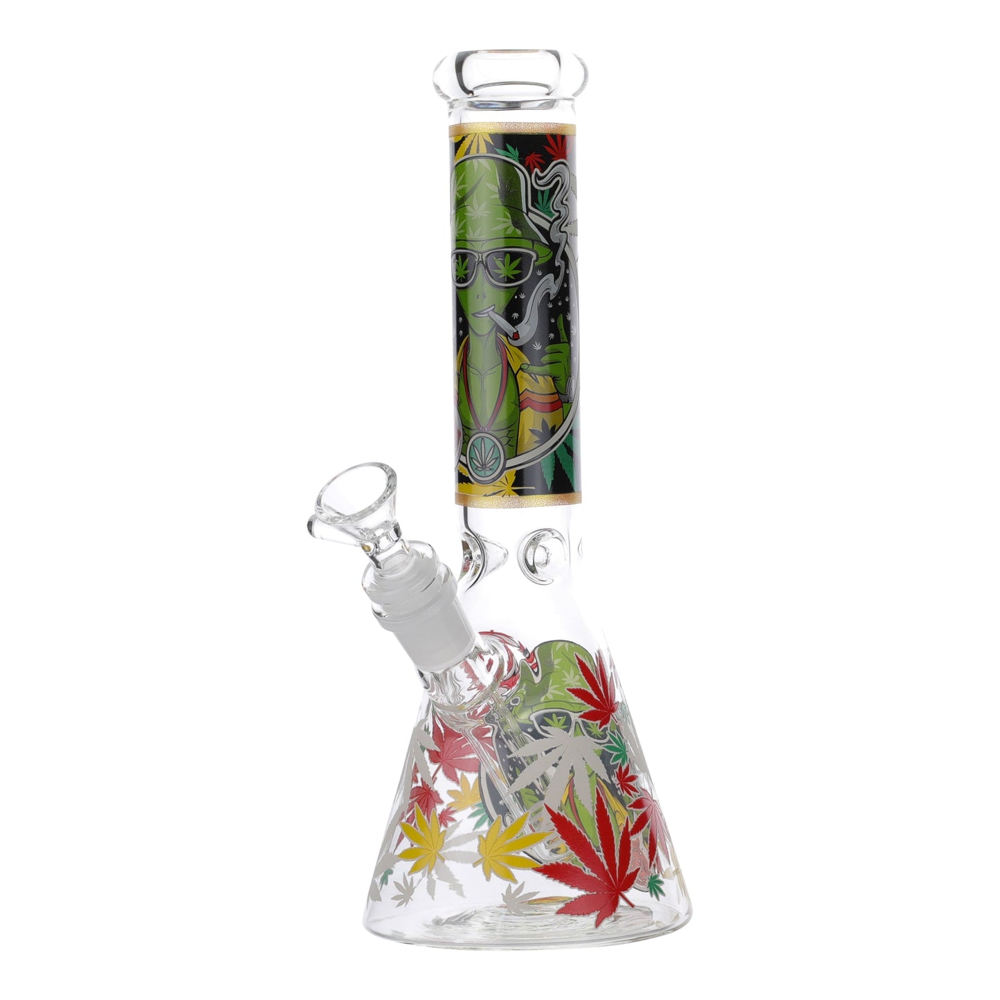 Royal Glass GITD Space Tripper Bong 10in Beaker