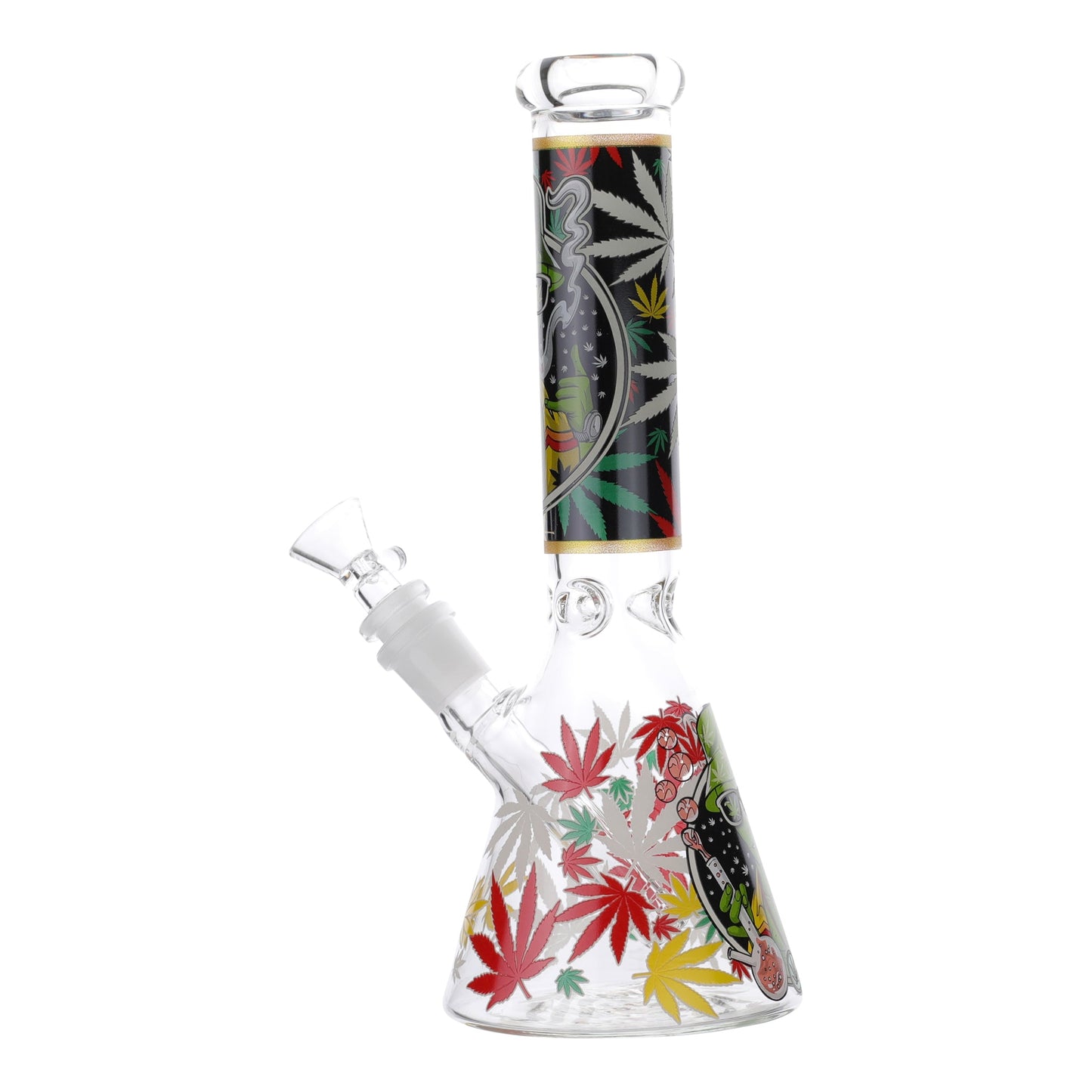 Royal Glass GITD Space Tripper Bong 10in Beaker