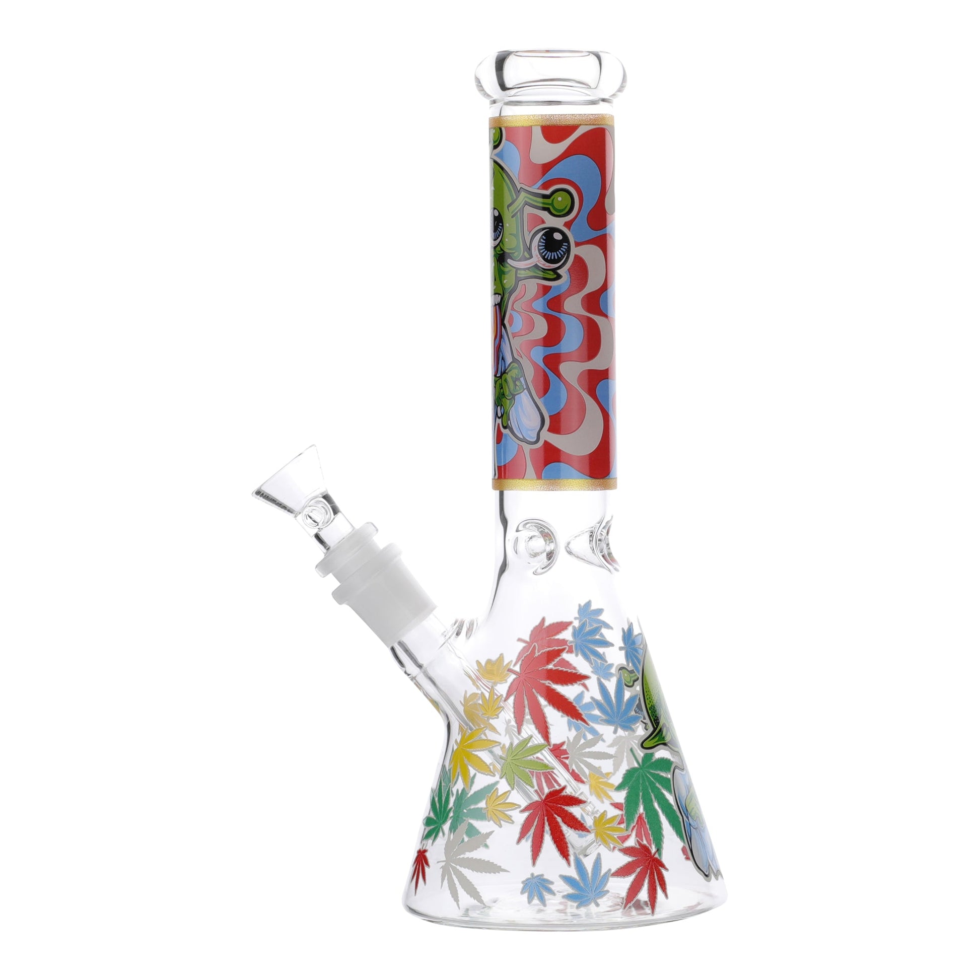 Royal Glass GITD Space Tripper Bong 10in Beaker Style