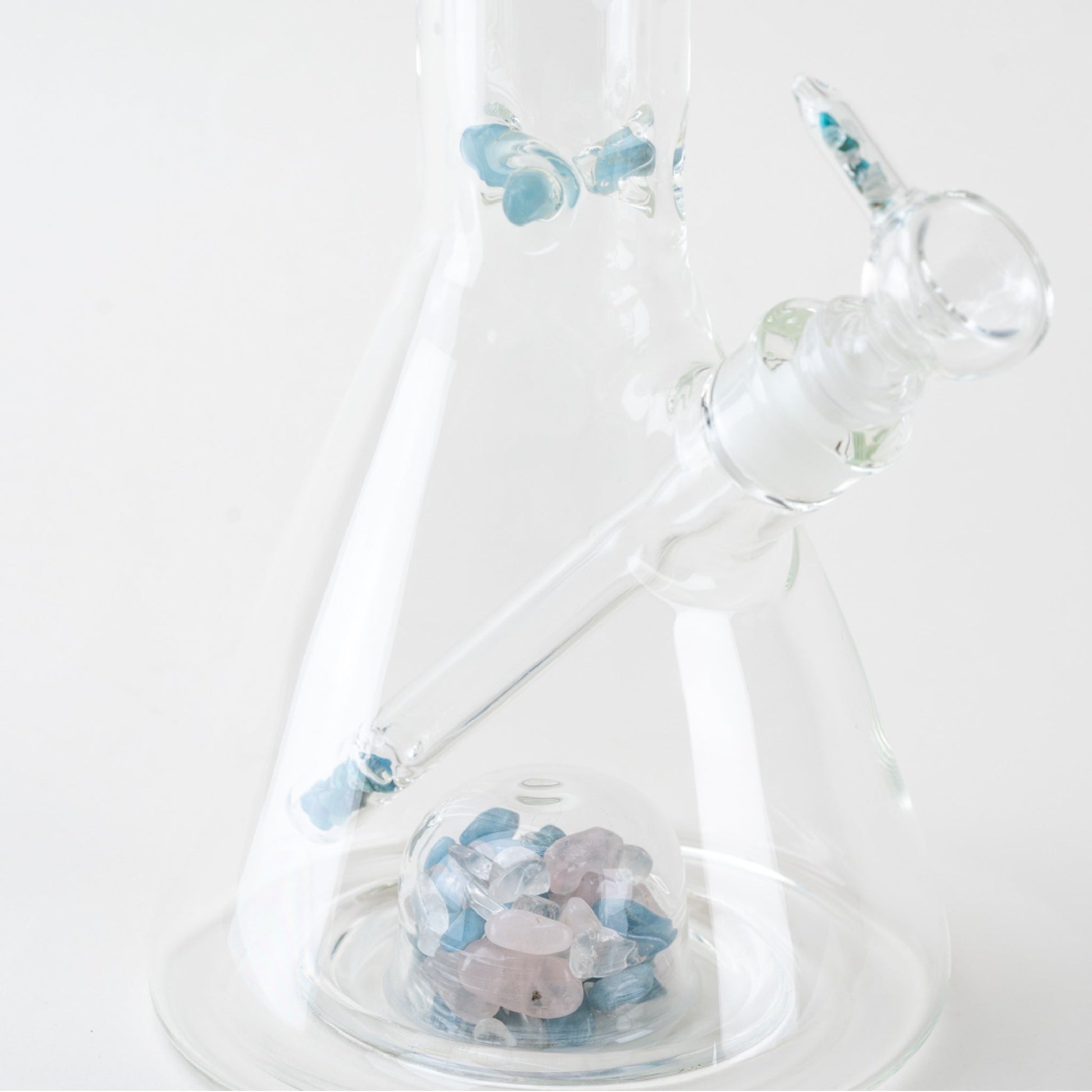 Glassfinity Beaker Bong 16in Crystal Chamber