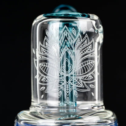 Empire Glassworks Crystal Mood Bubbler Bong 4.5in