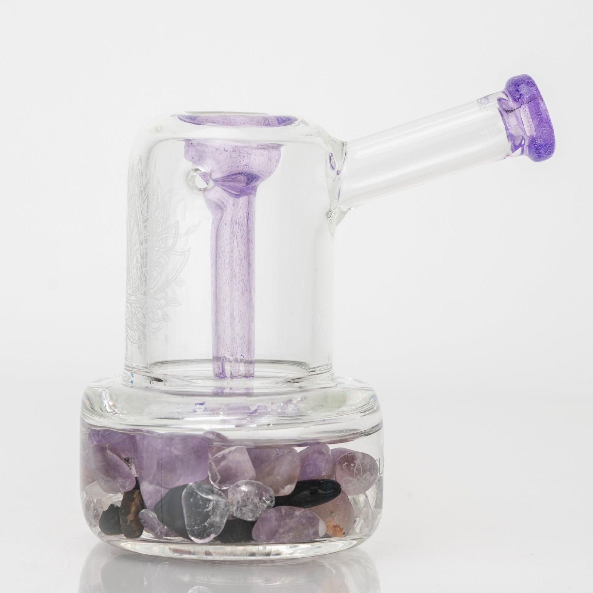 Empire Glassworks Crystal Mood Bubbler Bong 4.5in