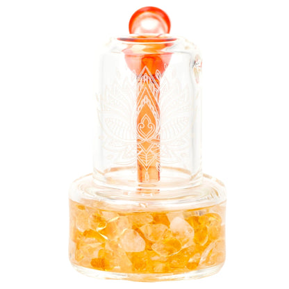 Empire Glassworks Crystal Mood Bubbler Bong 4.5in