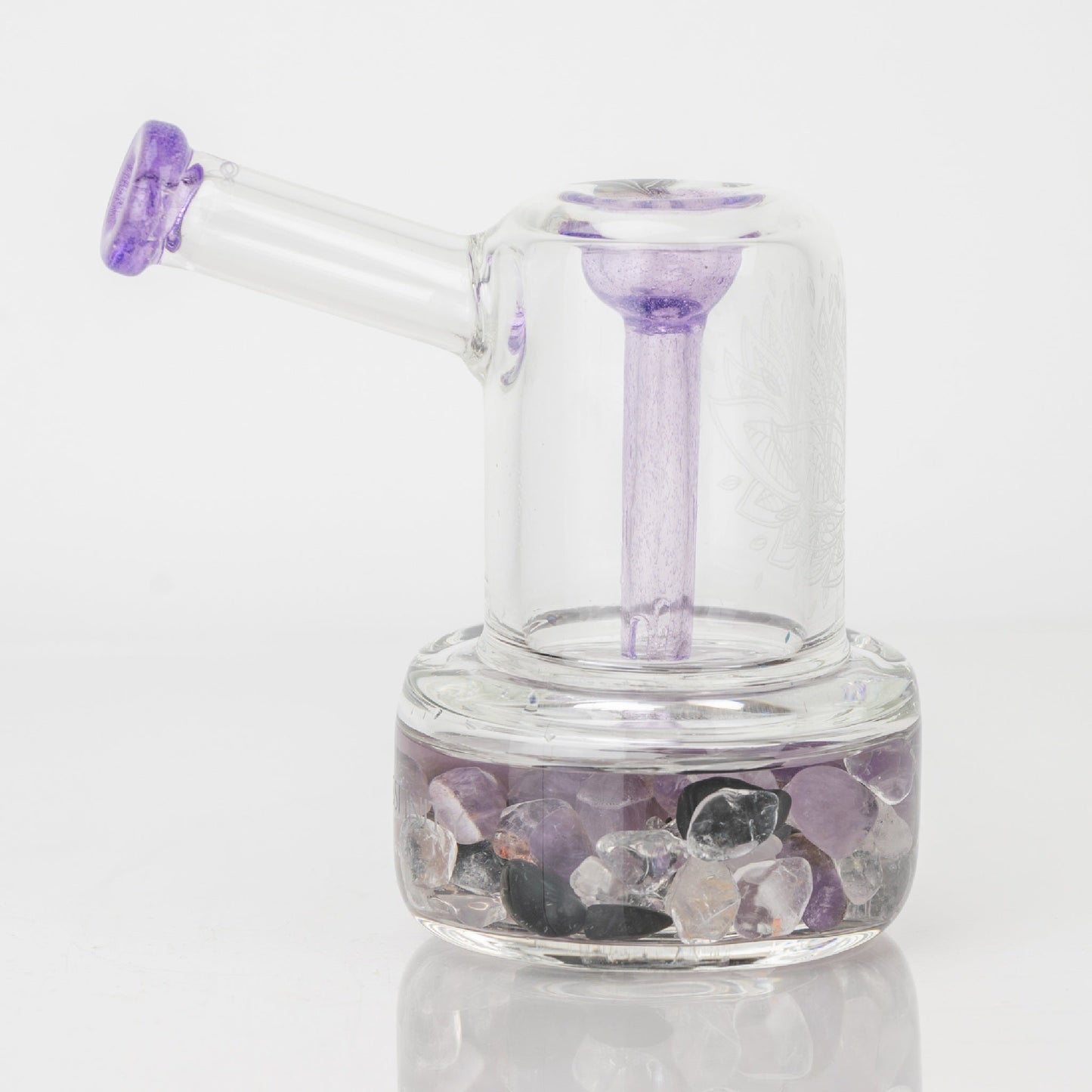 Empire Glassworks Crystal Mood Bubbler Bong 4.5in