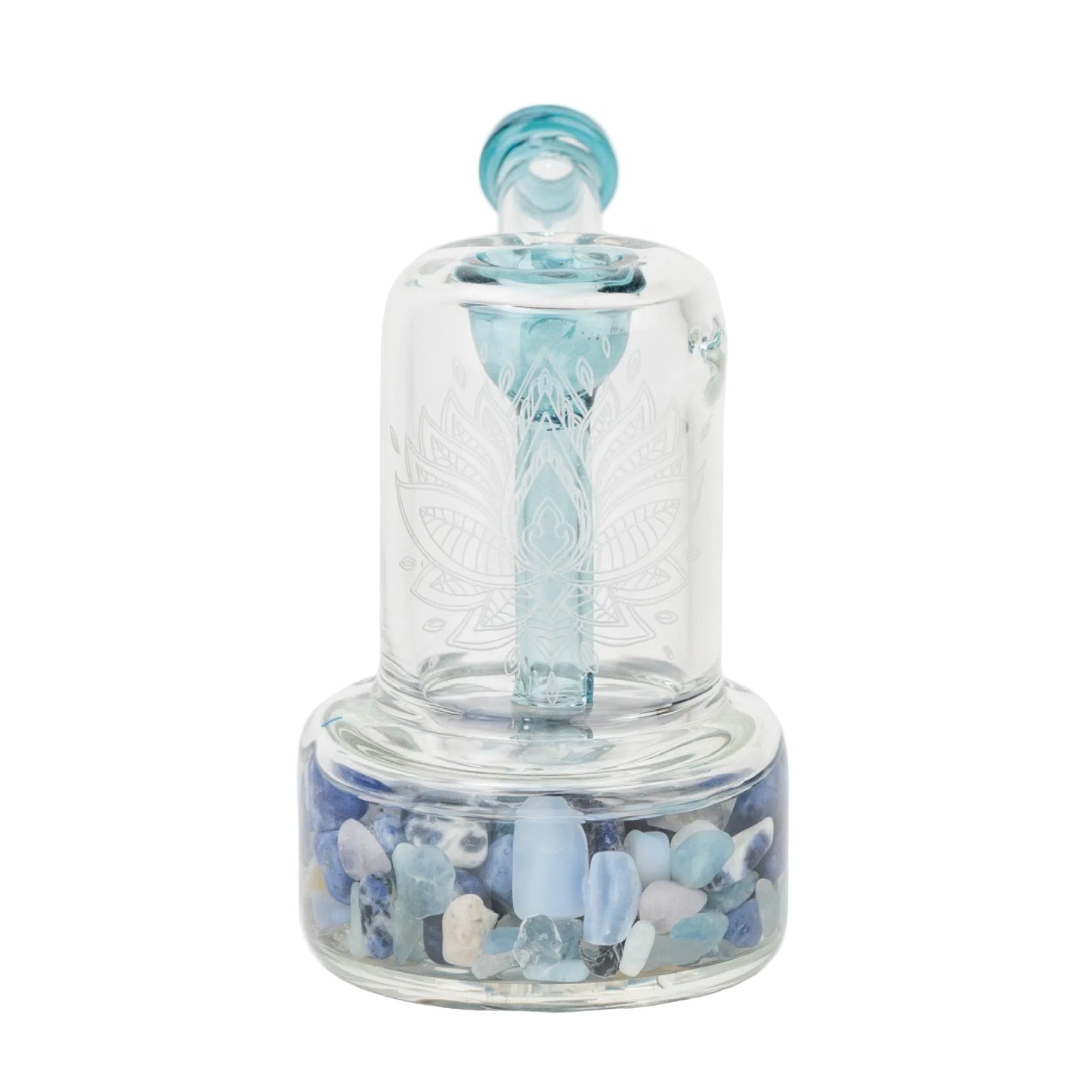Empire Glassworks Crystal Mood Bubbler Bong 4.5in