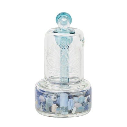 Empire Glassworks Crystal Mood Bubbler Bong 4.5in
