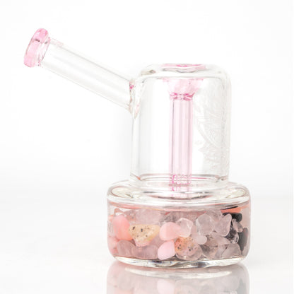 Empire Glassworks Crystal Mood Bubbler Bong 4.5in
