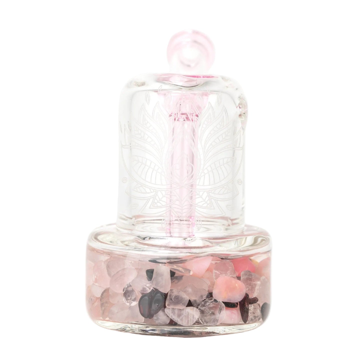 Empire Glassworks Crystal Mood Bubbler Bong 4.5in