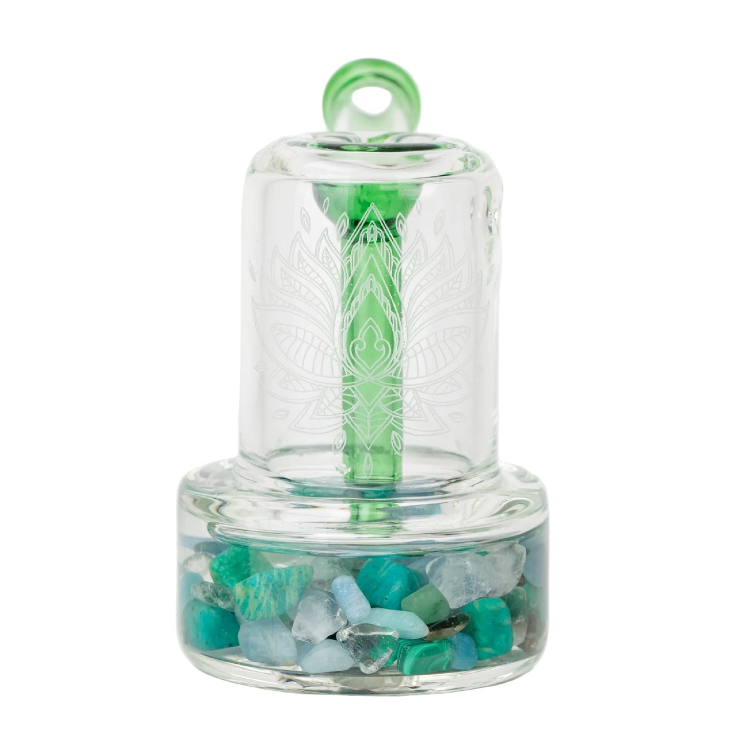 Empire Glassworks Crystal Mood Bubbler Bong 4.5in