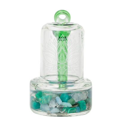 Empire Glassworks Crystal Mood Bubbler Bong 4.5in