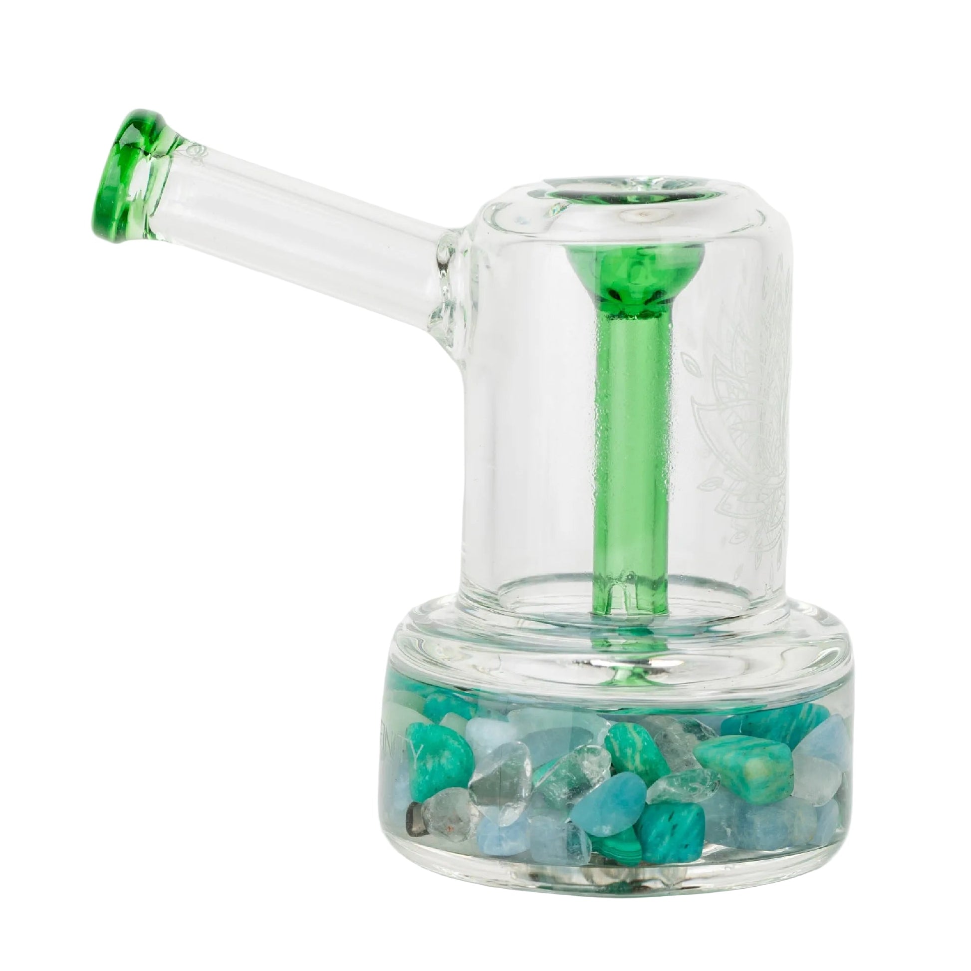 Empire Glassworks Crystal Mood Bubbler Bong 4.5in