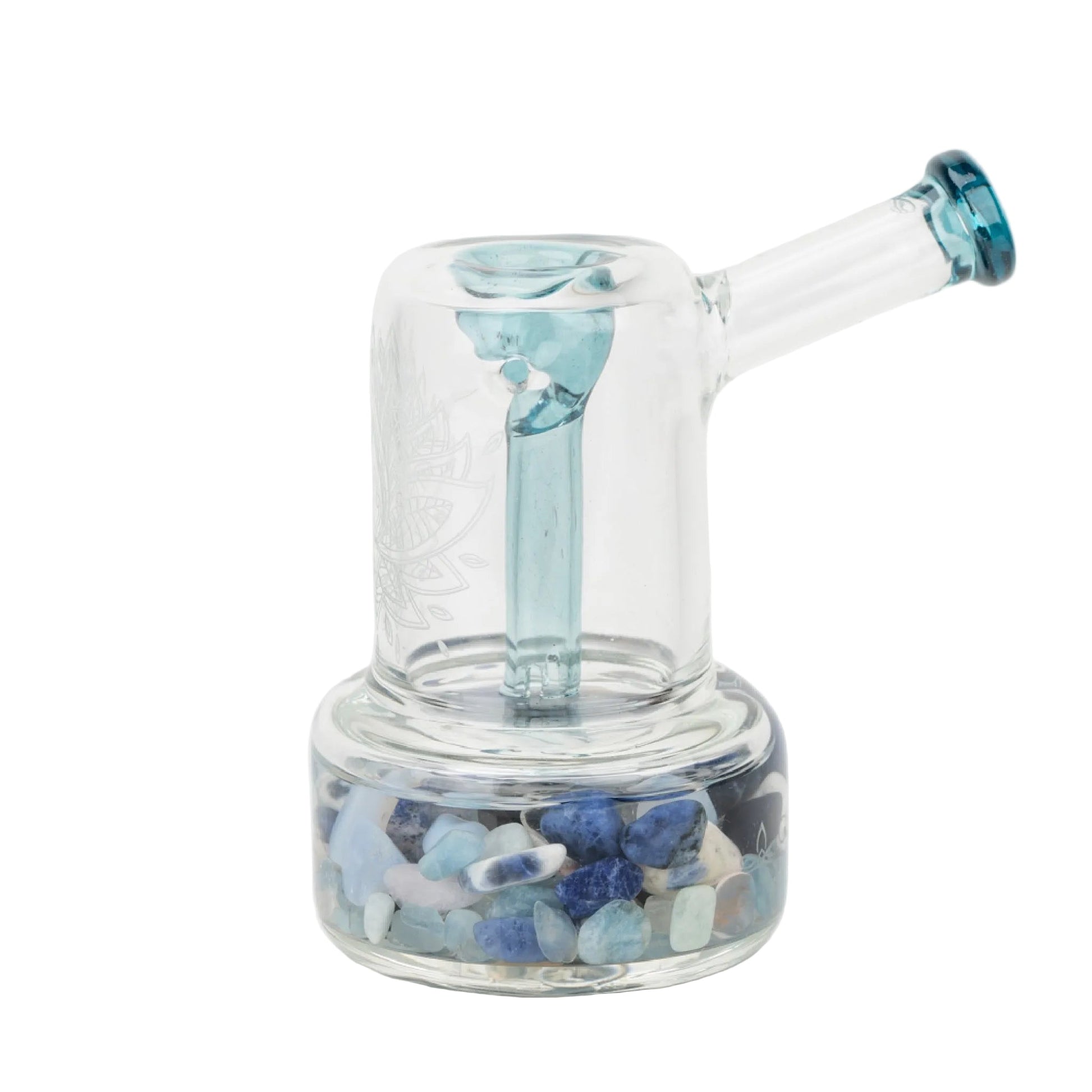 Empire Glassworks Crystal Mood Bubbler Bong 4.5in