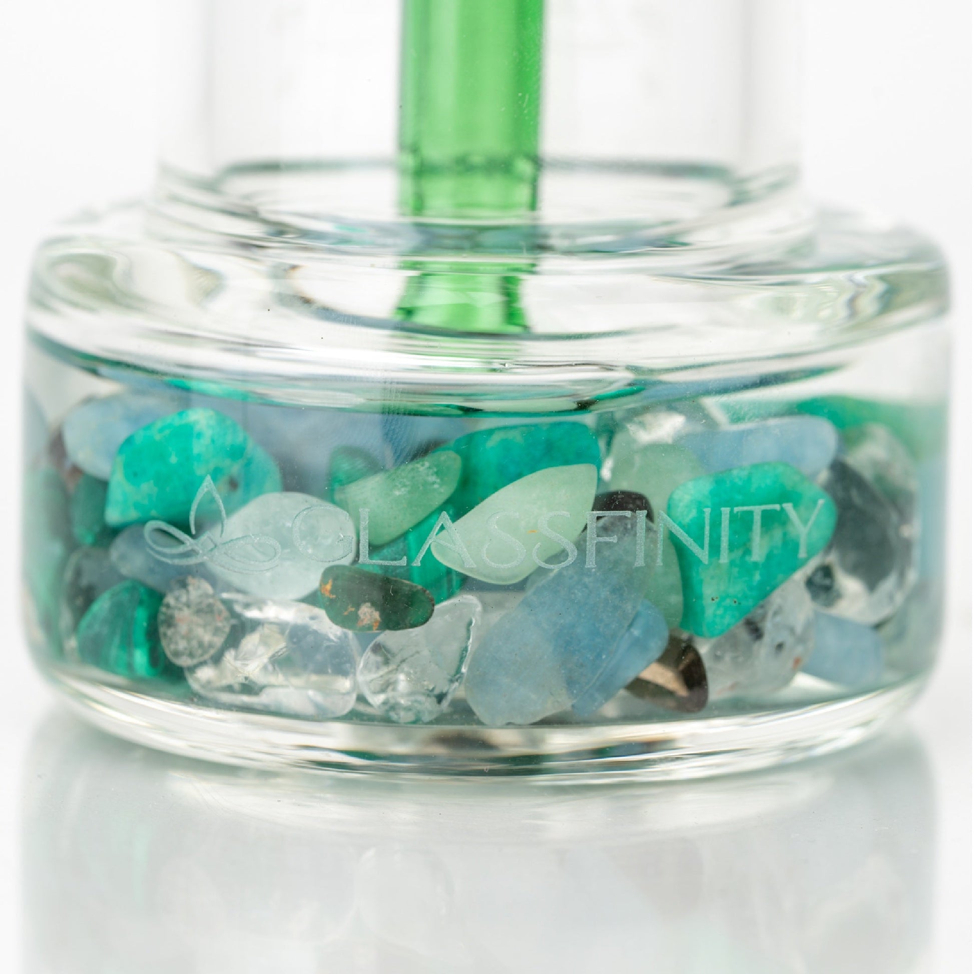 Empire Glassworks Crystal Mood Bubbler Bong 4.5in