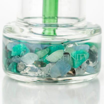 Empire Glassworks Crystal Mood Bubbler Bong 4.5in