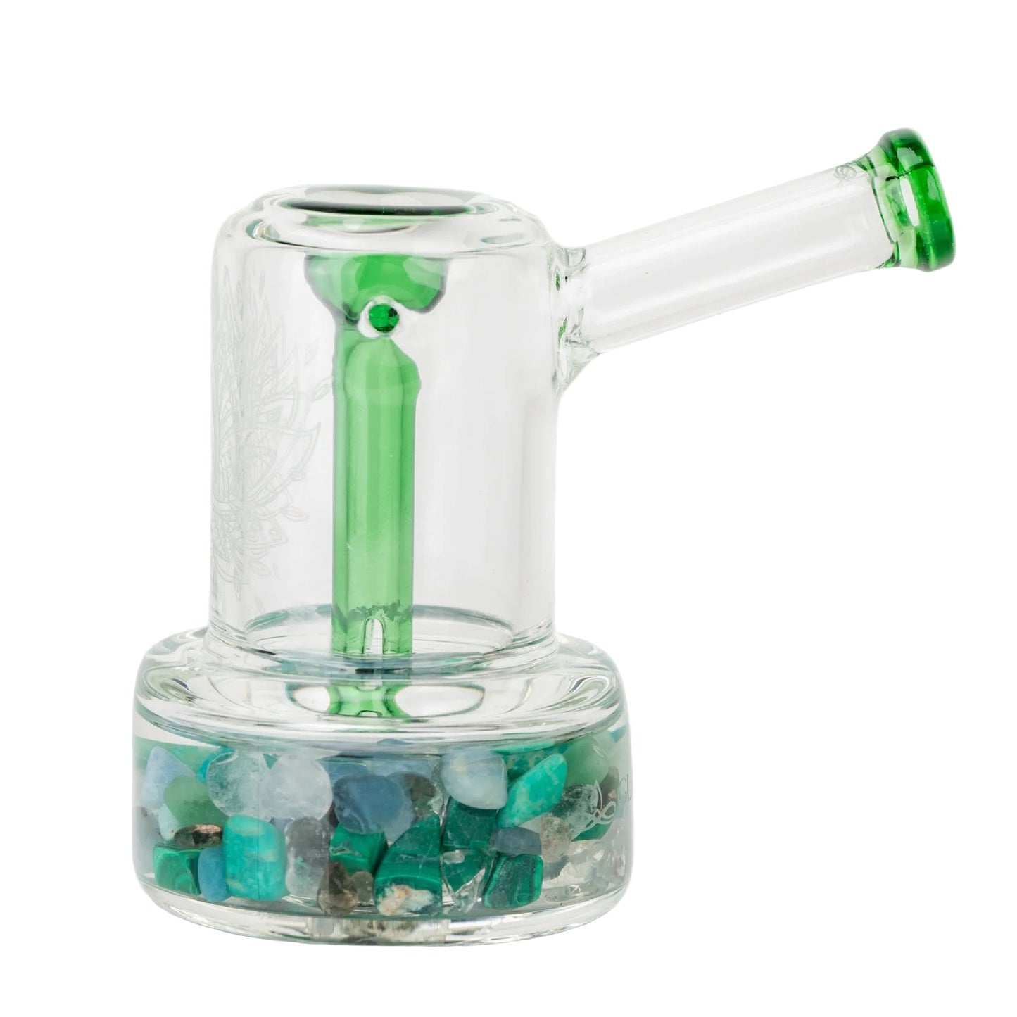 Empire Glassworks Crystal Mood Bubbler Bong 4.5in