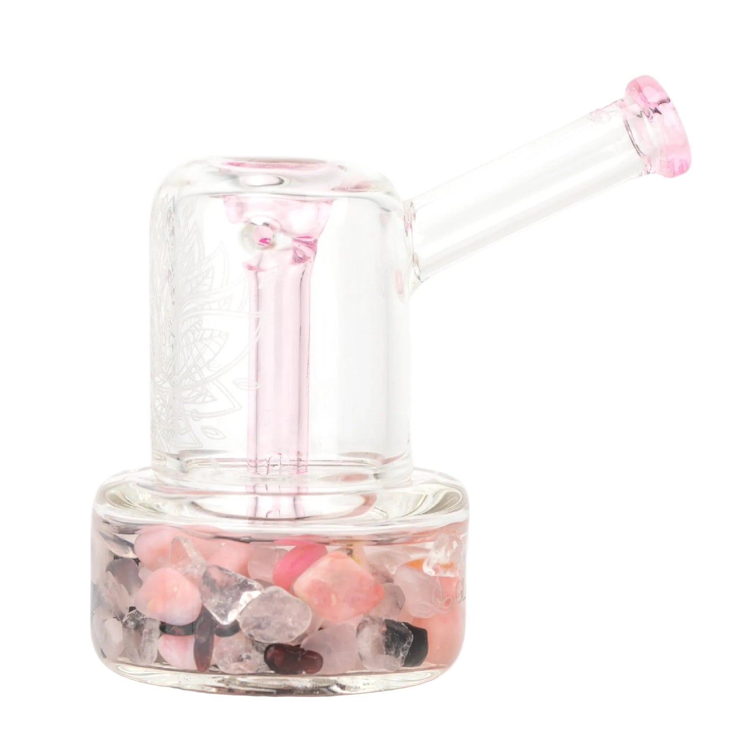 Empire Glassworks Crystal Mood Bubbler Bong 4.5in