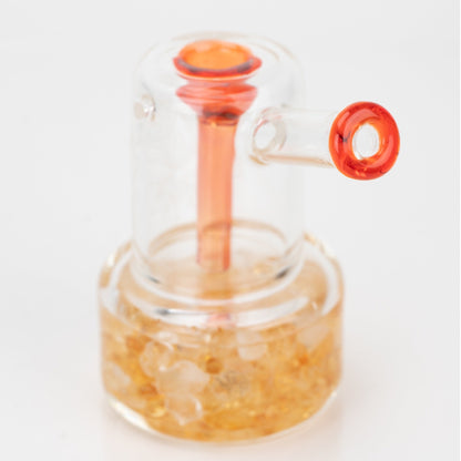 Empire Glassworks Crystal Mood Bubbler Bong 4.5in