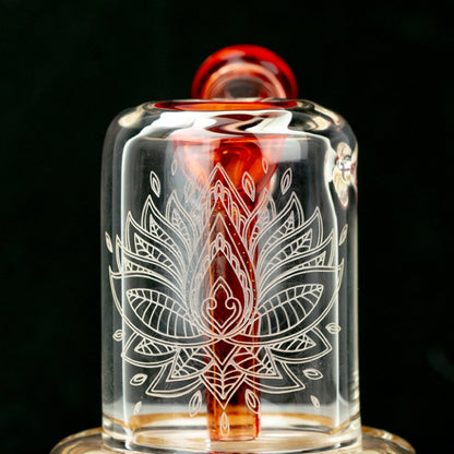 Empire Glassworks Crystal Mood Bubbler Bong 4.5in