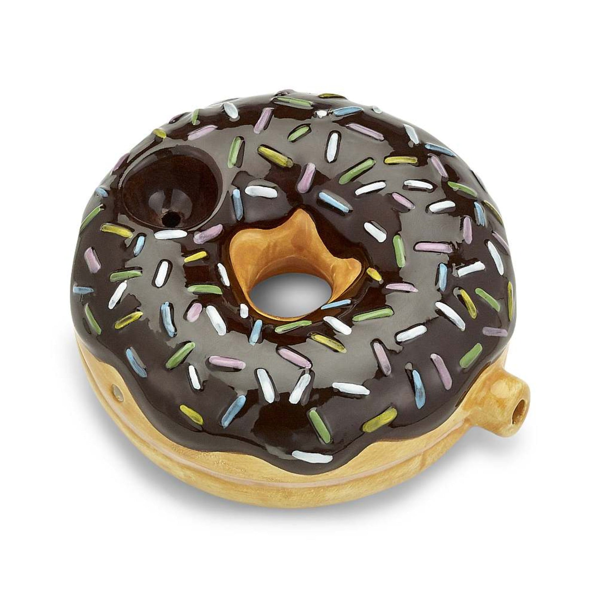 Fashioncraft Glazy Donut Pipe 4in Ceramic