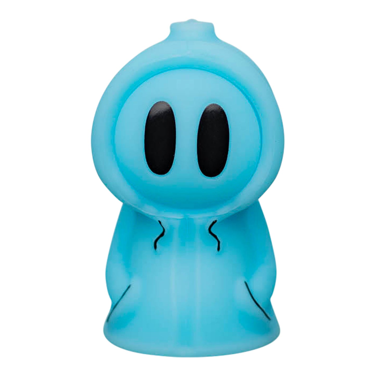Siliclab Glowing Ghost Guy Pipe Bubbler 5in