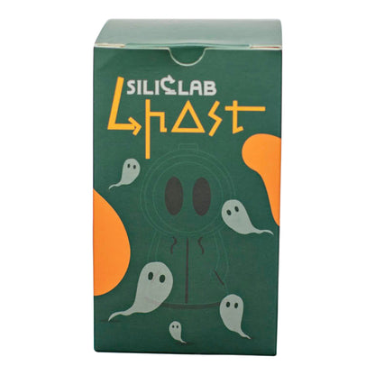 Siliclab Glowing Ghost Guy Pipe Bubbler 5in
