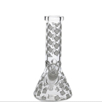 E420 Accessories Glowing Ghoul Beaker Bong 8in