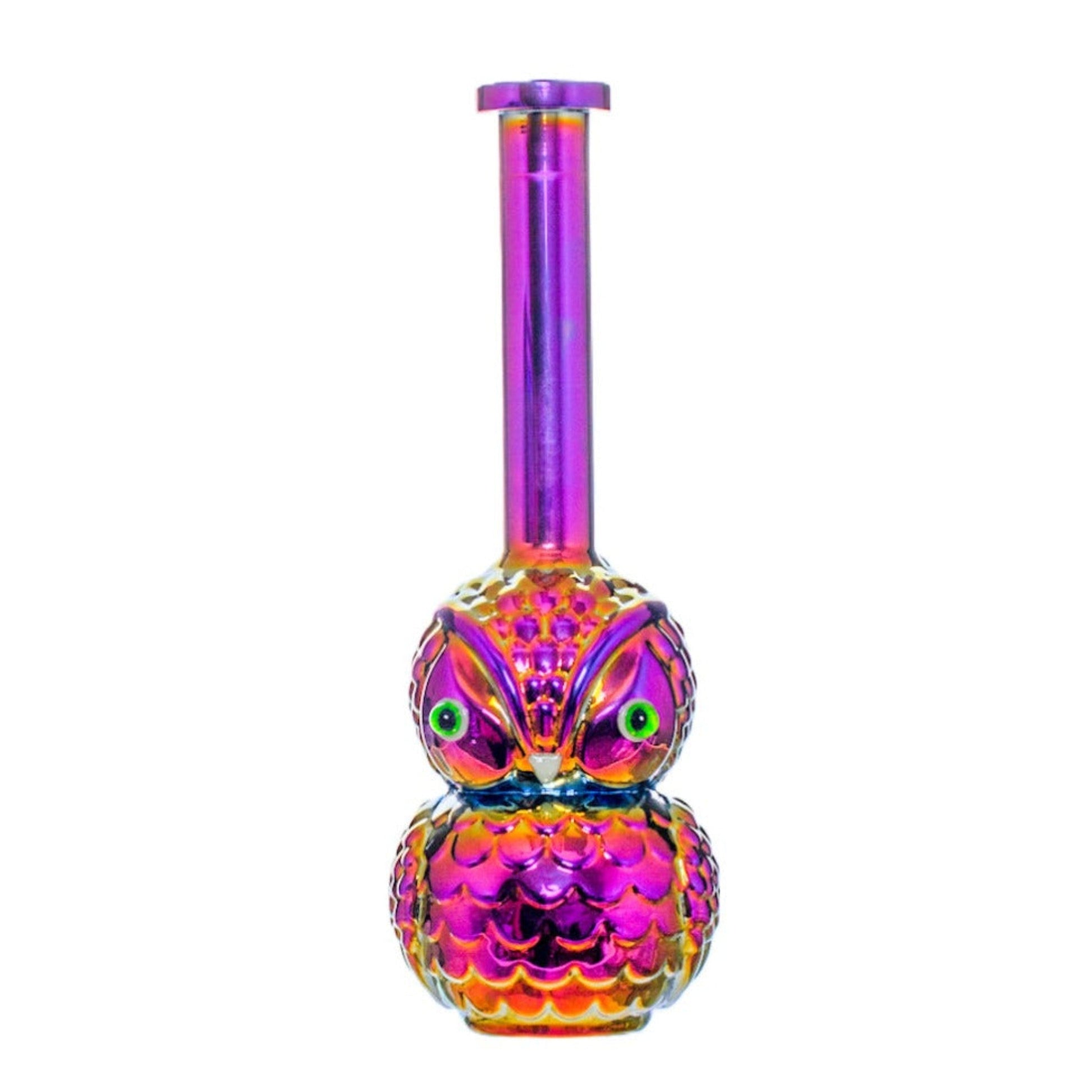 Spark Technologies Glowing Hooter Owl Bong 8.5in