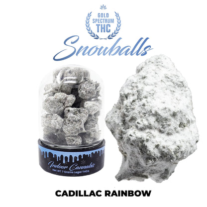 Gold Spectrum Cadillac Rainbow Snowballs THC-A Flower 3.5g