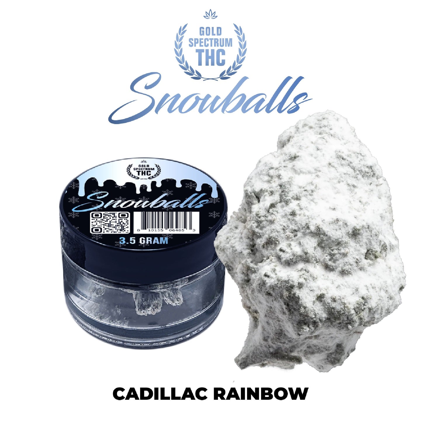Gold Spectrum Cadillac Rainbow Snowballs THC-A Flower 3.5g