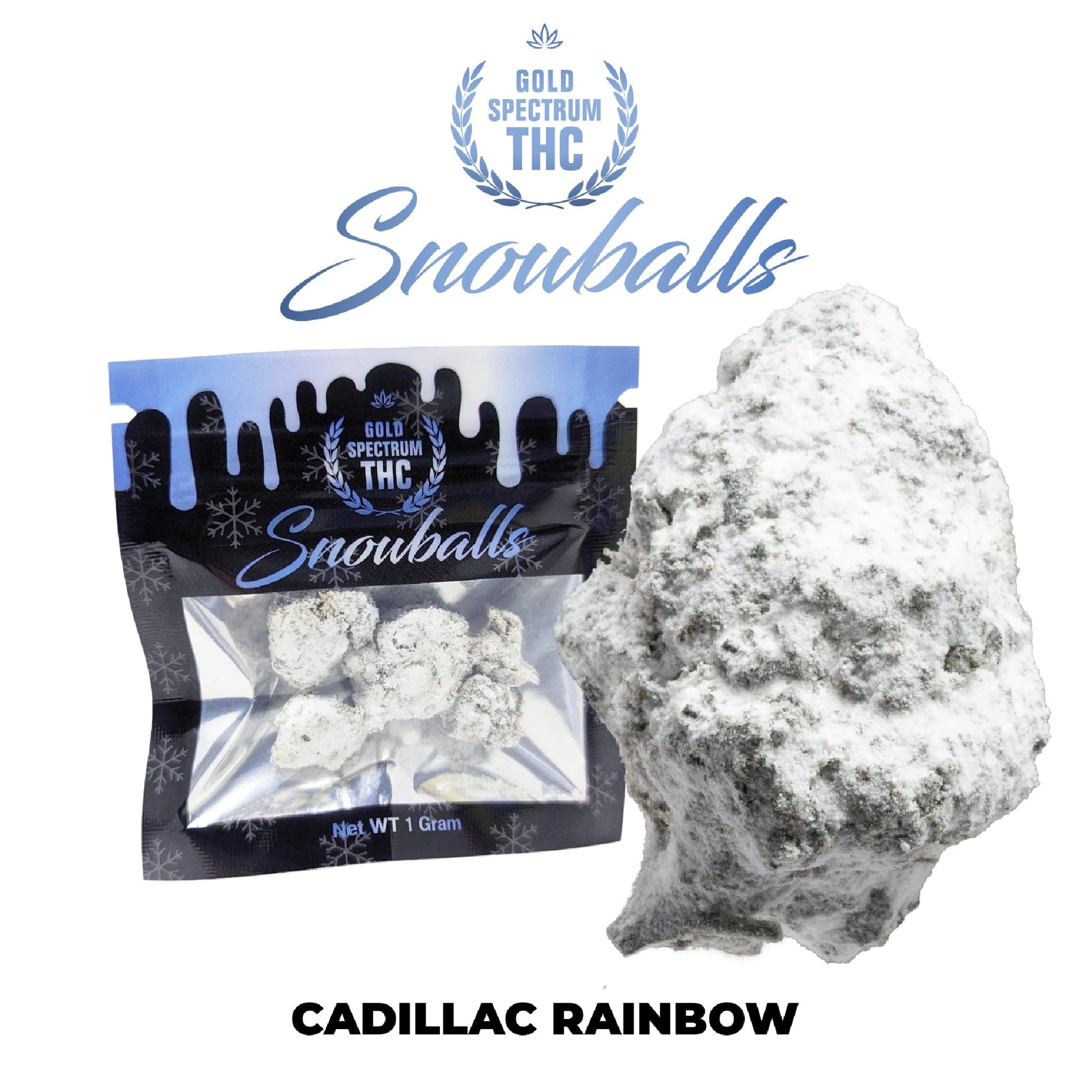 Gold Spectrum Cadillac Rainbow Snowballs THC-A Flower 3.5g