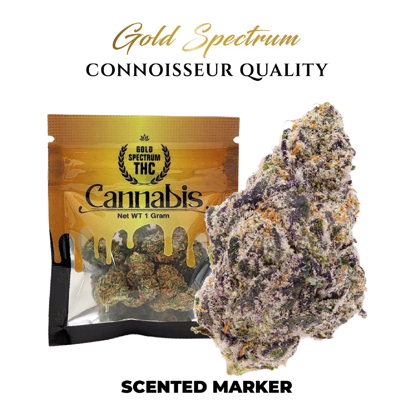 Gold Spectrum Connoisseur THCa Flower 1g