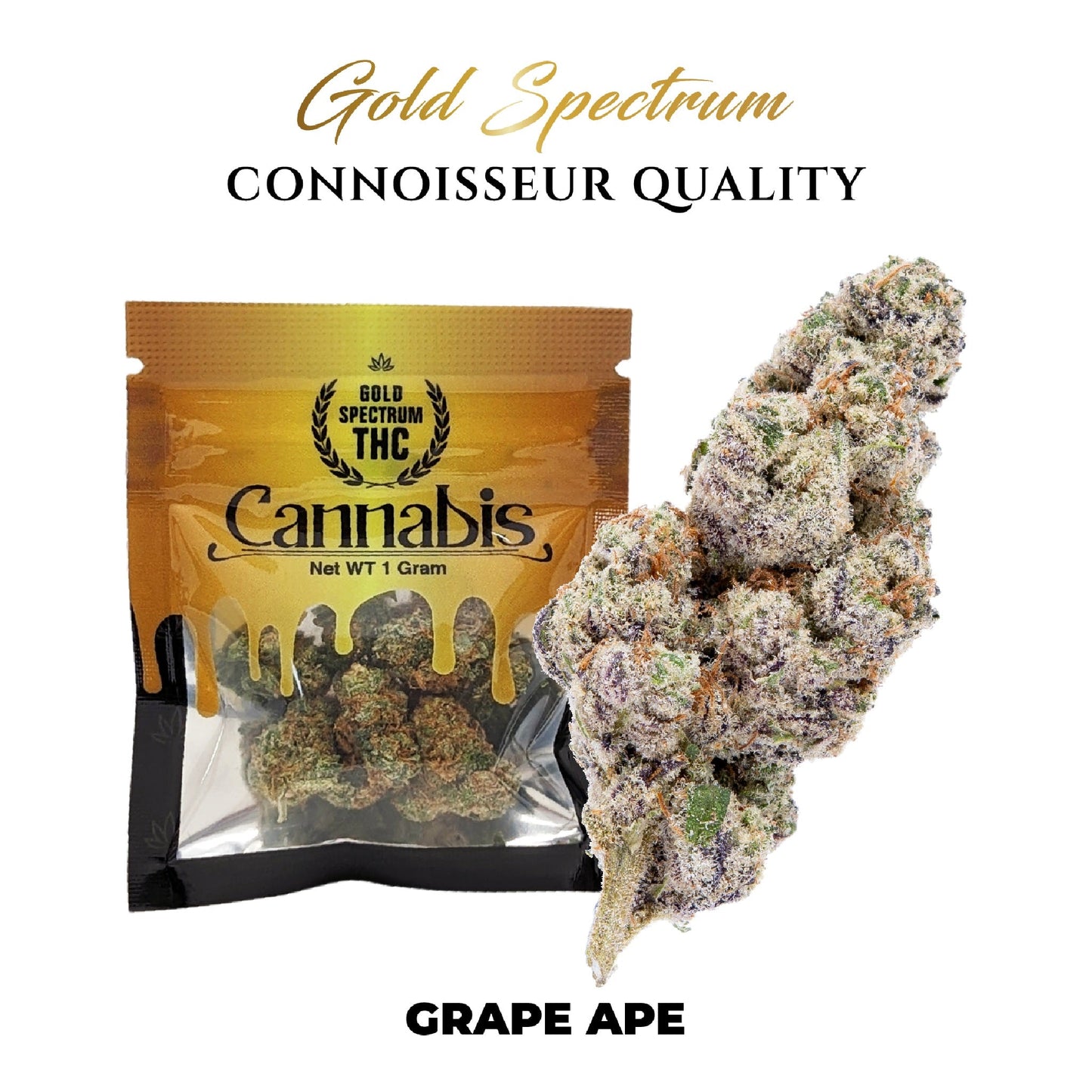 Gold Spectrum Connoisseur THCa Flower 1g
