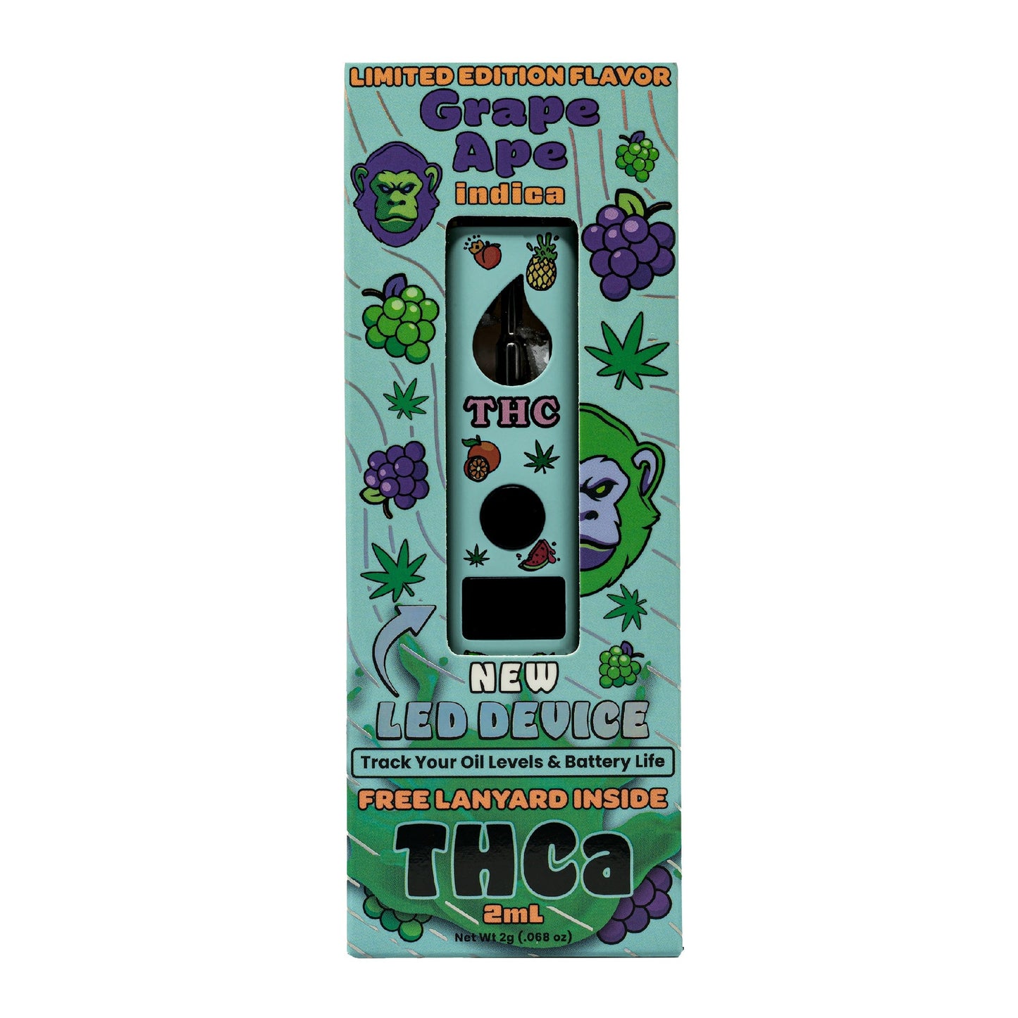Gold Spectrum Fruity THC-A Vaporizer 2000mg