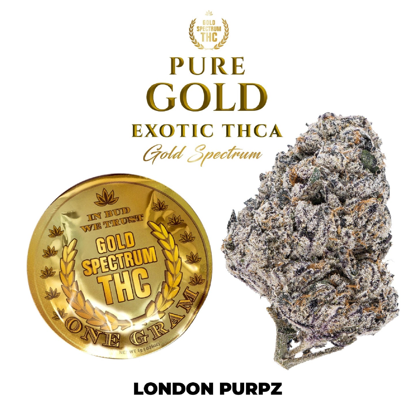 Gold Spectrum Gold Line THCa Flower 1g