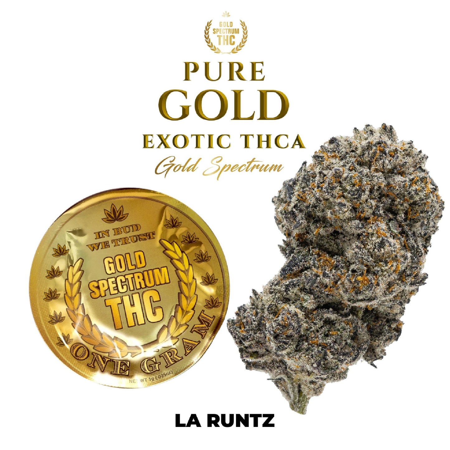 Gold Spectrum Gold Line THCa Flower 1g