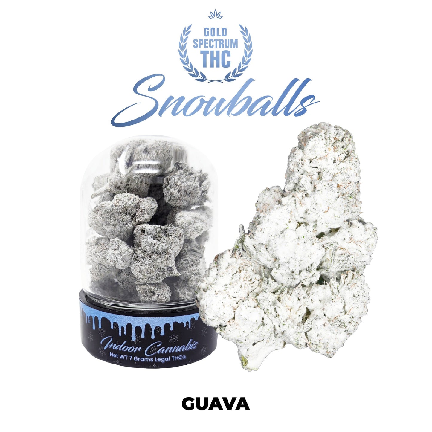 Gold Spectrum Snowballs Guava THC-A Flower 3.5g