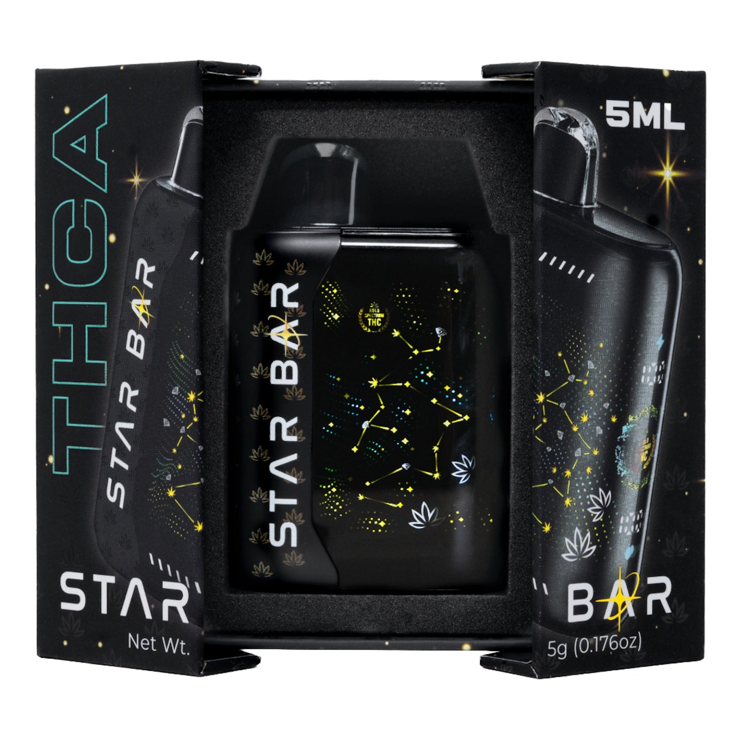 Gold Spectrum Star Bar THC-A Vaporizer 5000mg