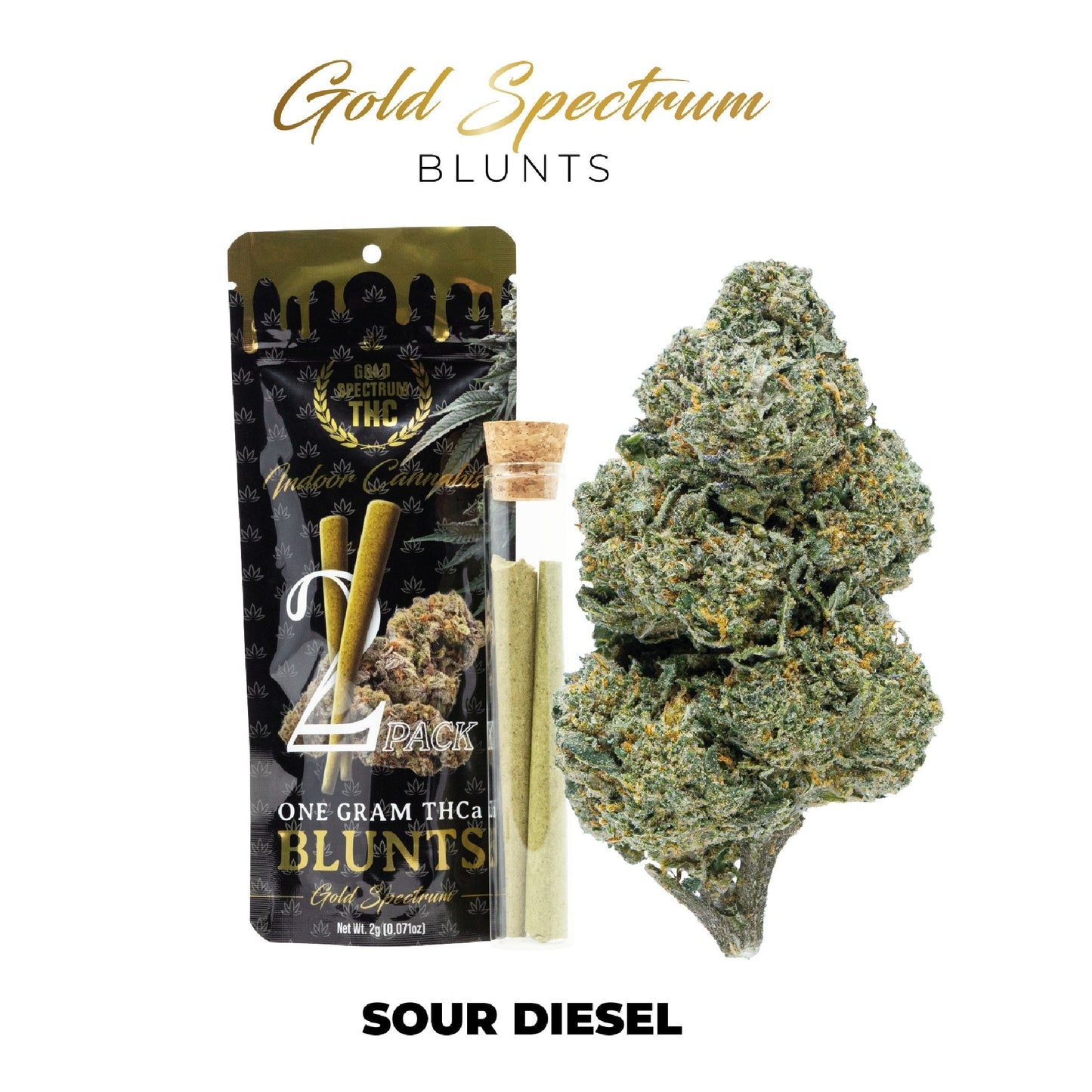 Gold Spectrum THC-A Blunt 1.5g 2ct